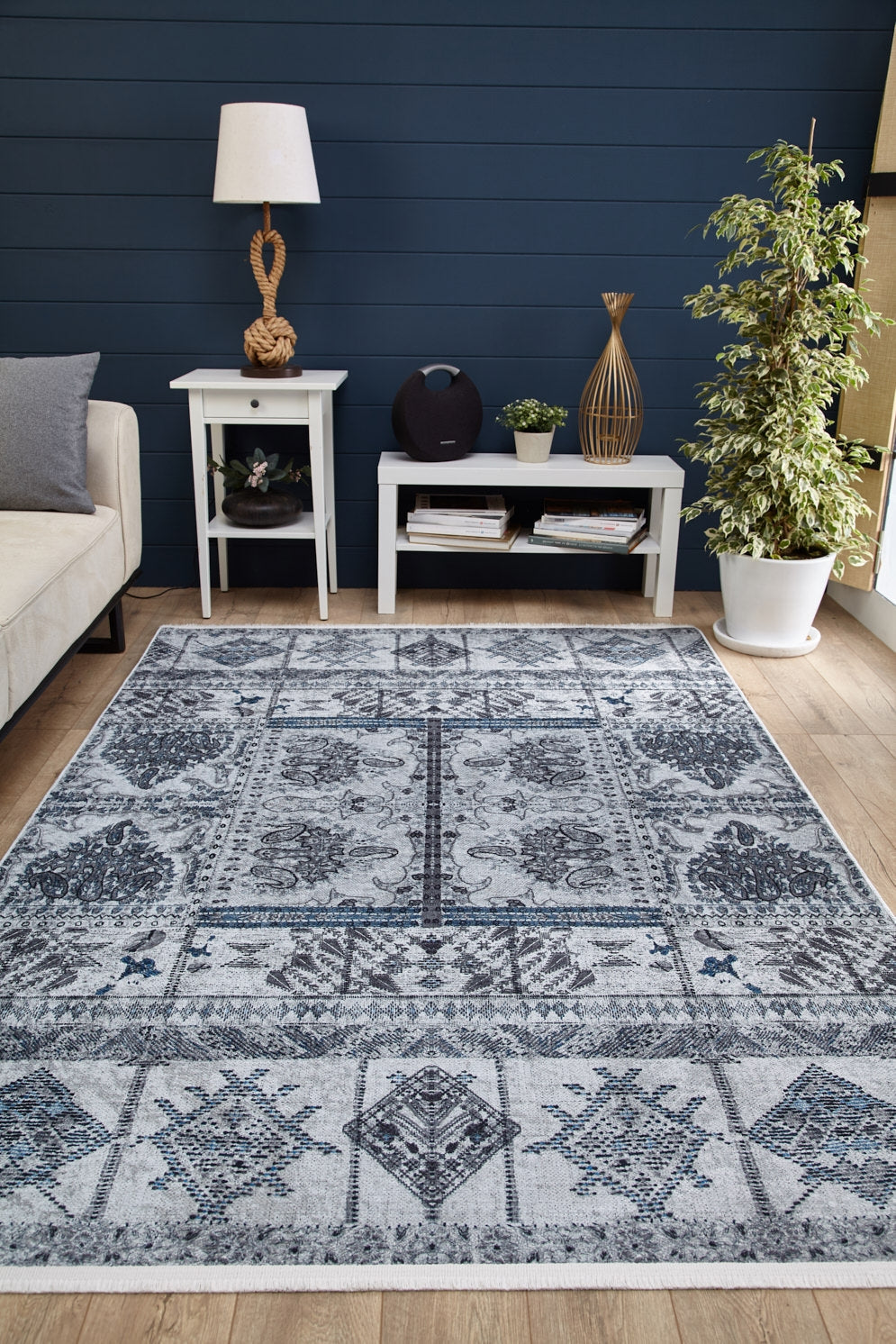 machine-washable-area-rug-Oriantel-Collection-Gray-Anthracite-JR1865