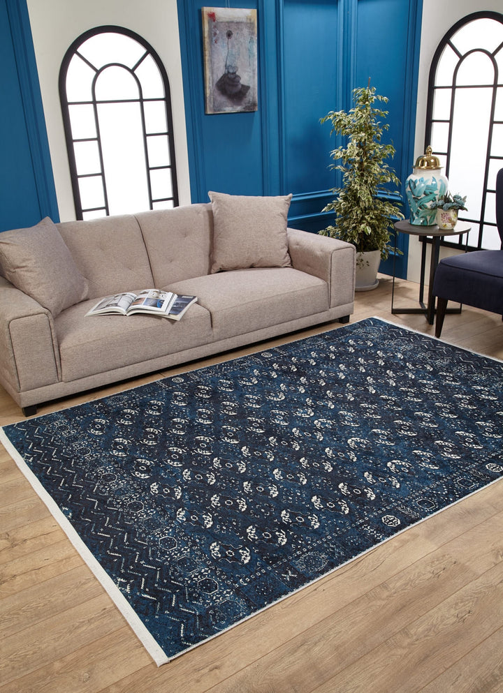 machine-washable-area-rug-Tribal-Ethnic-Collection-Blue-JR1939