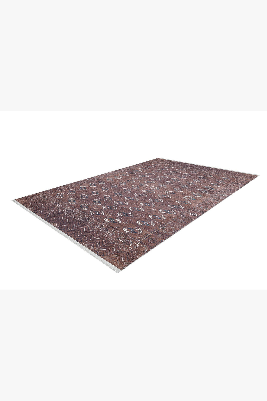 machine-washable-area-rug-Tribal-Ethnic-Collection-Bronze-Brown-JR1942