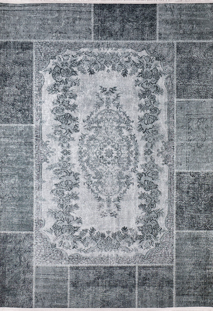 machine-washable-area-rug-Medallion-Vintage-Collection-Gray-Anthracite-JR311