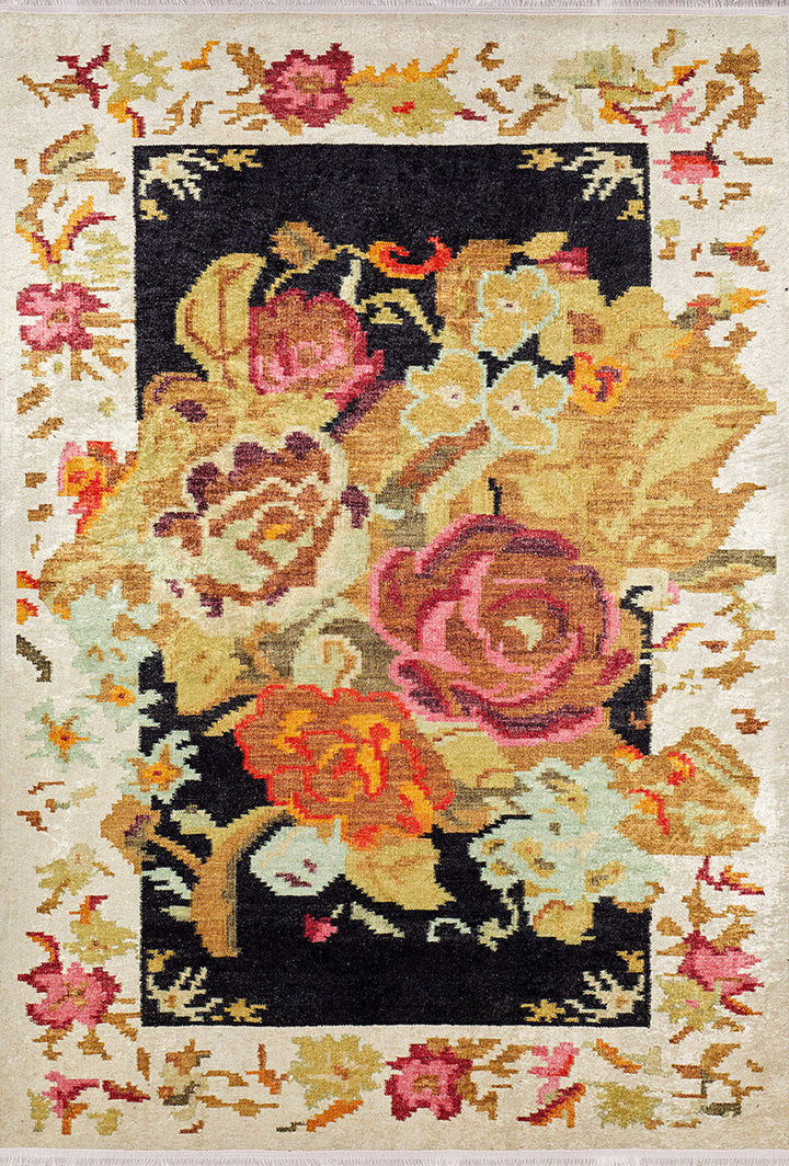 machine-washable-area-rug-Floral-Collection-Yellow-Gold-JR323