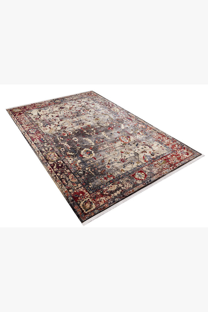 machine-washable-area-rug-Traditional-Collection-Bronze-Brown-Red-JR900