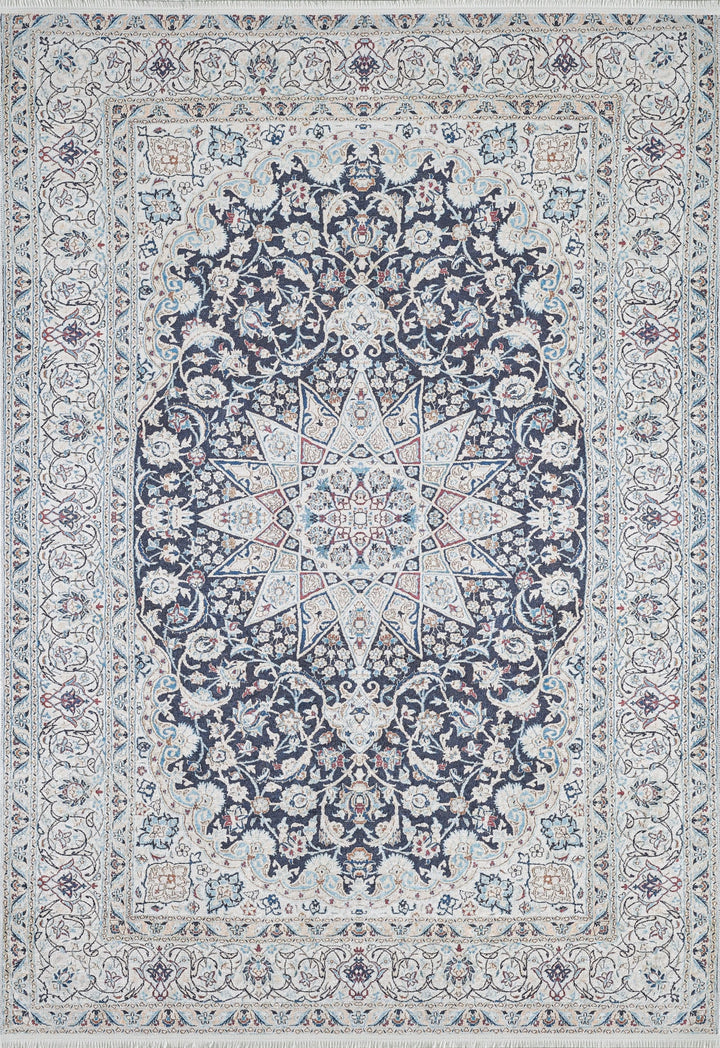 machine-washable-area-rug-Medallion-Persian-Collection-Blue-Gray-Anthracite-JR1686