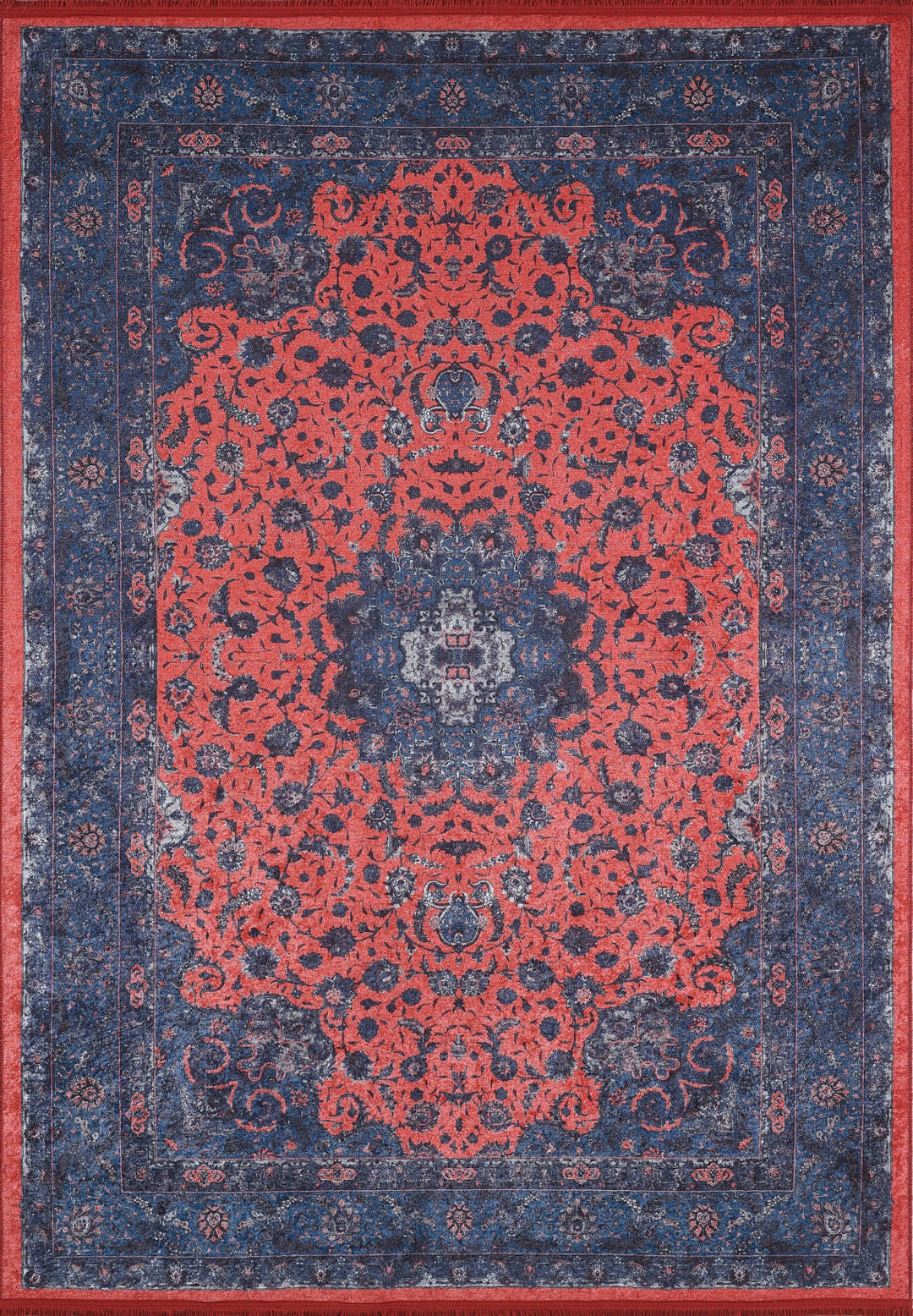 machine-washable-area-rug-Medallion-Persian-Collection-Red-JR1929