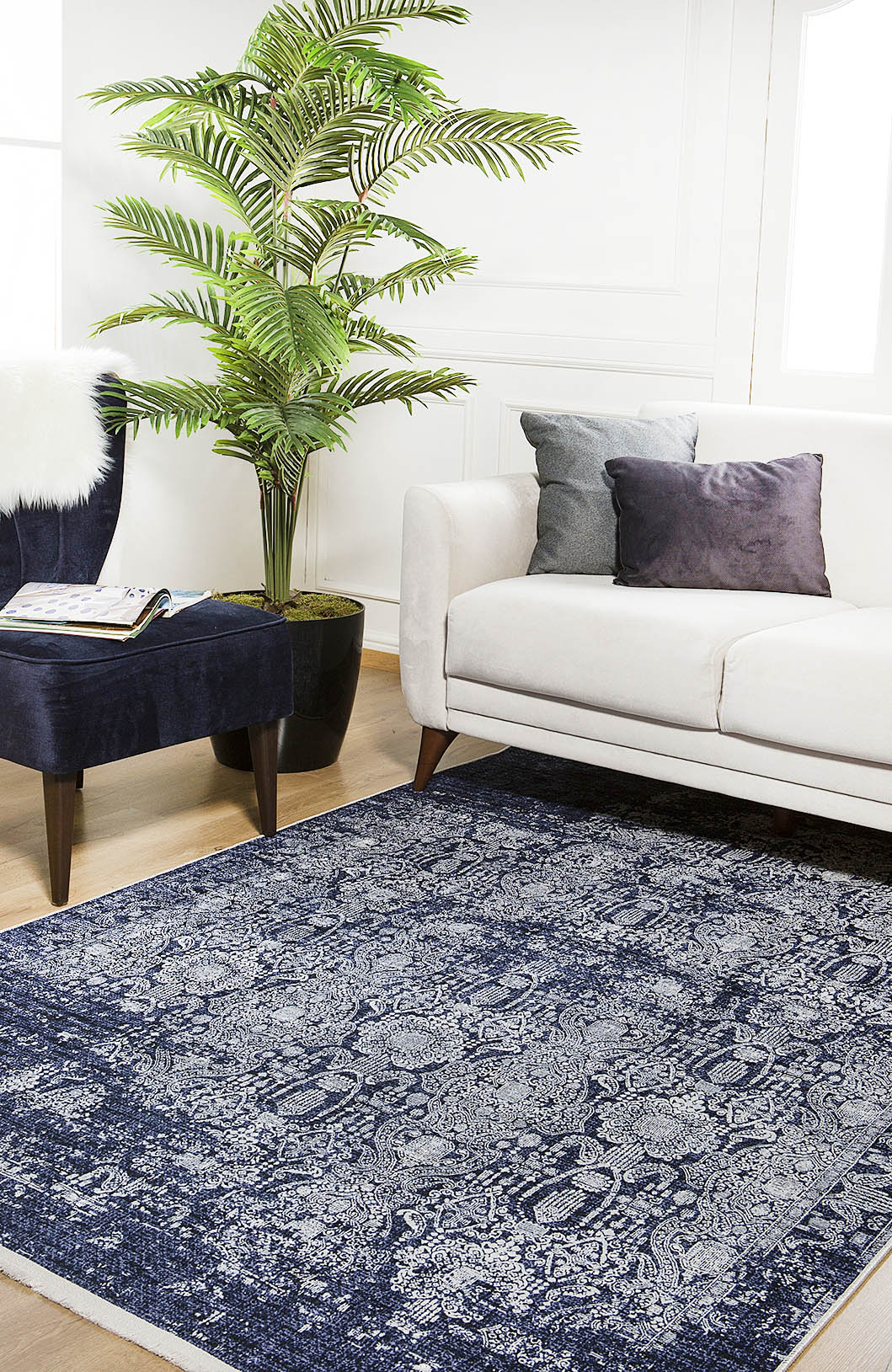 machine-washable-area-rug-Damask-Erased-Modern-Collection-Blue-JR1068