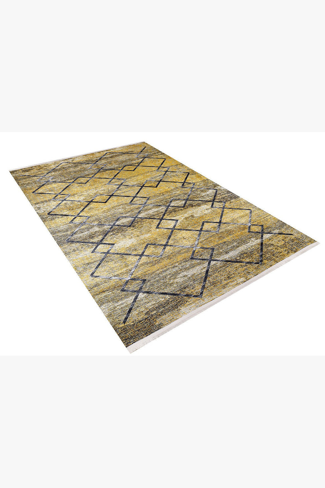 machine-washable-area-rug-Trellis-Lattice-Modern-Collection-Yellow-Gold-JR1181