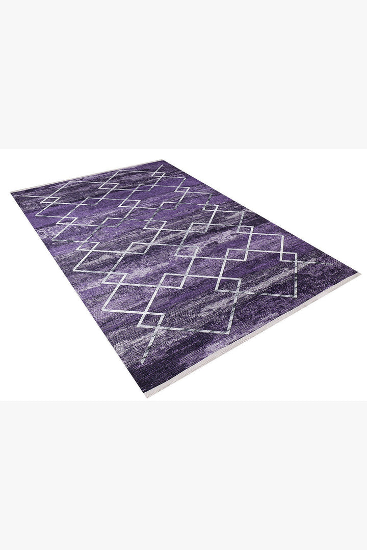 machine-washable-area-rug-Trellis-Lattice-Modern-Collection-Purple-JR1185