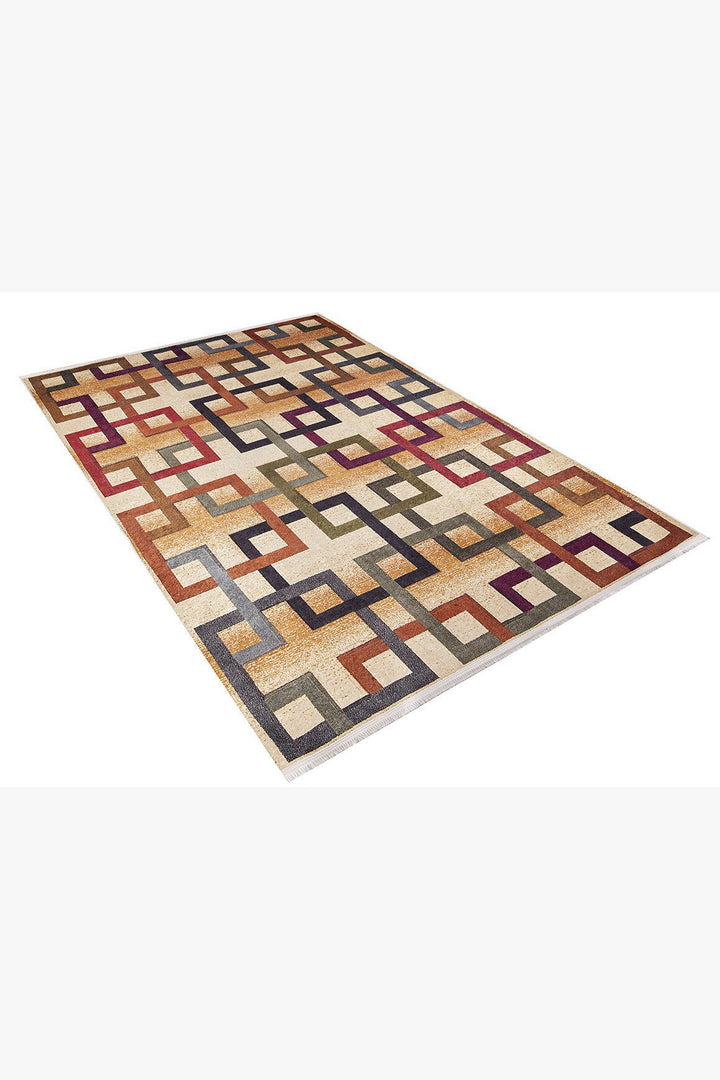 machine-washable-area-rug-Plaid-Modern-Collection-Orange-JR1221