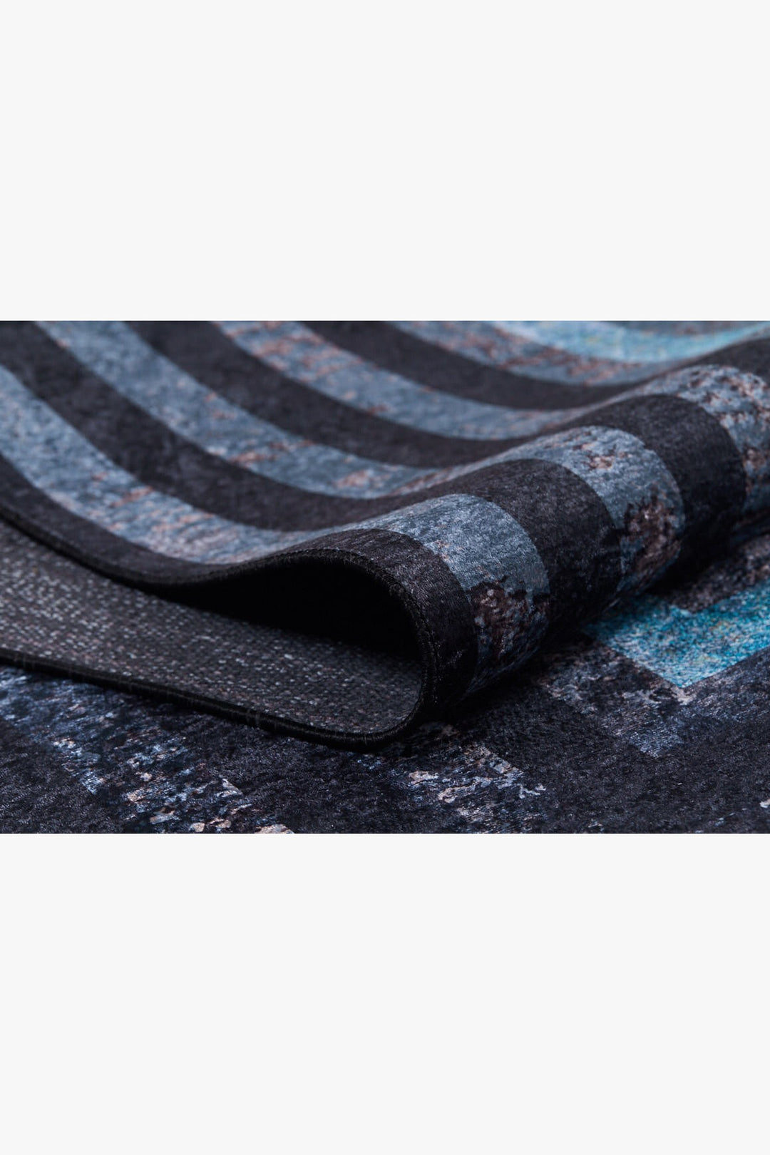 machine-washable-area-rug-Bordered-Modern-Collection-Black-Blue-JR1408