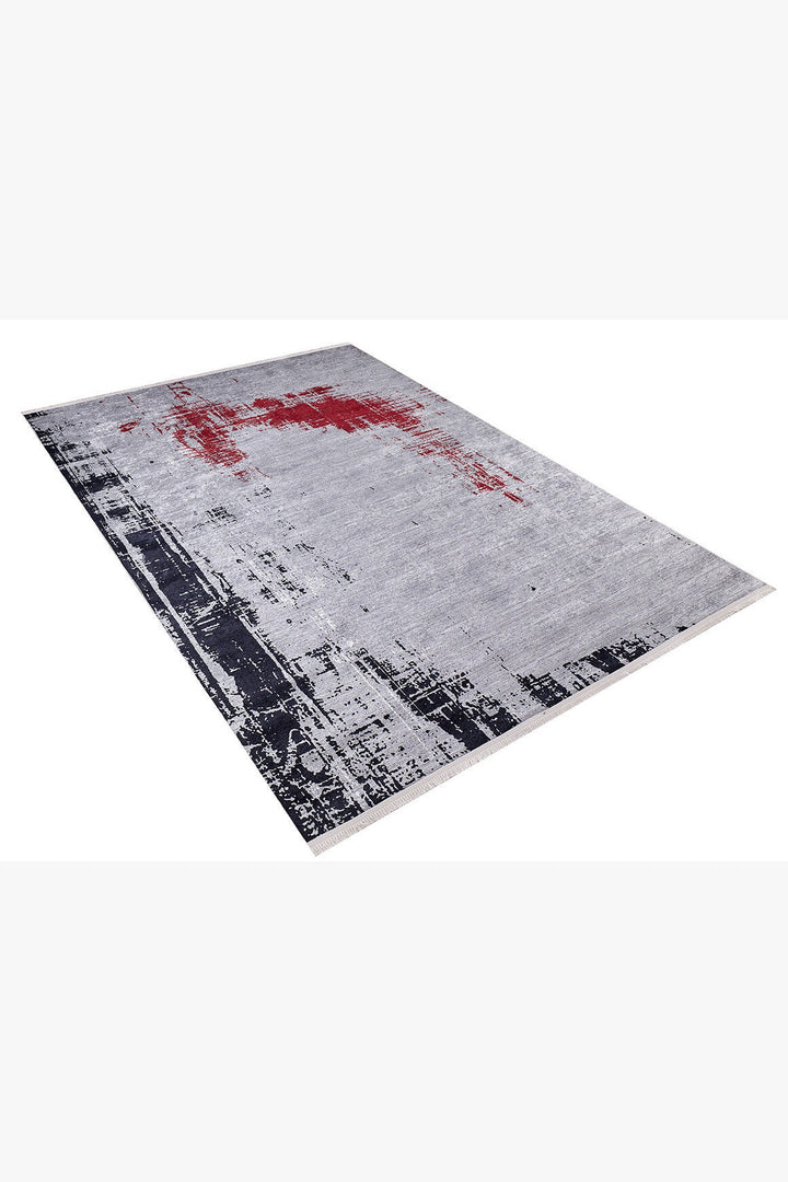 machine-washable-area-rug-Abstract-Modern-Collection-Gray-Anthracite-Red-JR1454