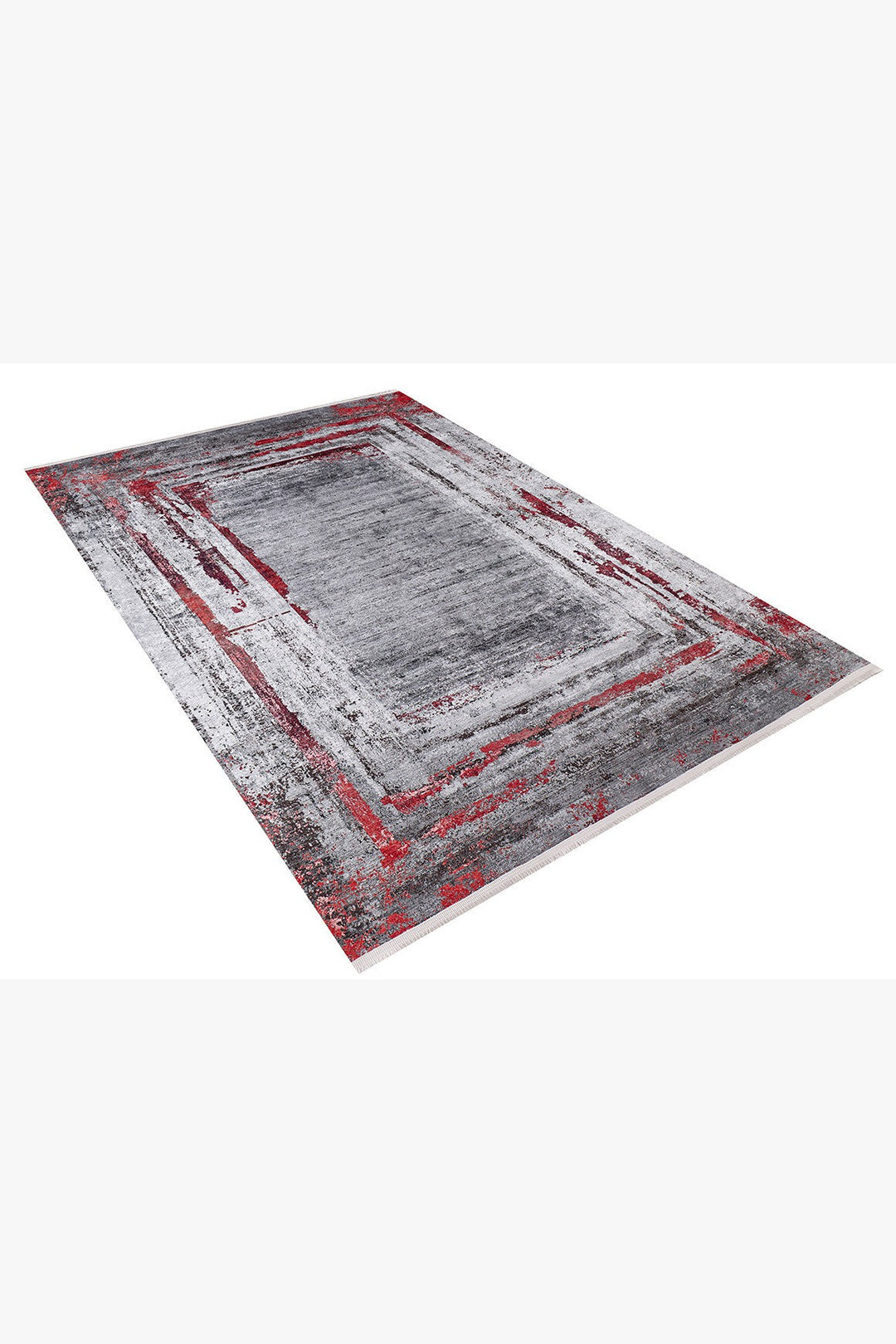 machine-washable-area-rug-Bordered-Modern-Collection-Gray-Anthracite-Red-JR1500