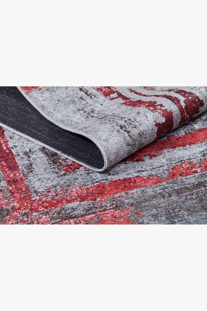 machine-washable-area-rug-Bordered-Modern-Collection-Gray-Anthracite-Red-JR1500