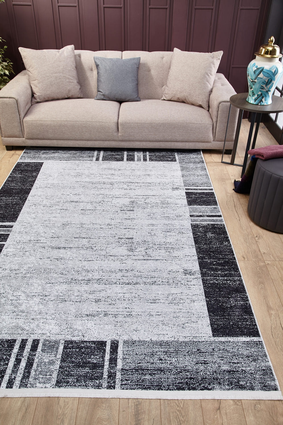 machine-washable-area-rug-Bordered-Modern-Collection-Gray-Anthracite-JR1582