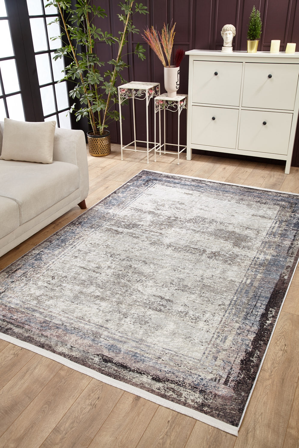 machine-washable-area-rug-Bordered-Modern-Collection-Gray-Anthracite-JR1763