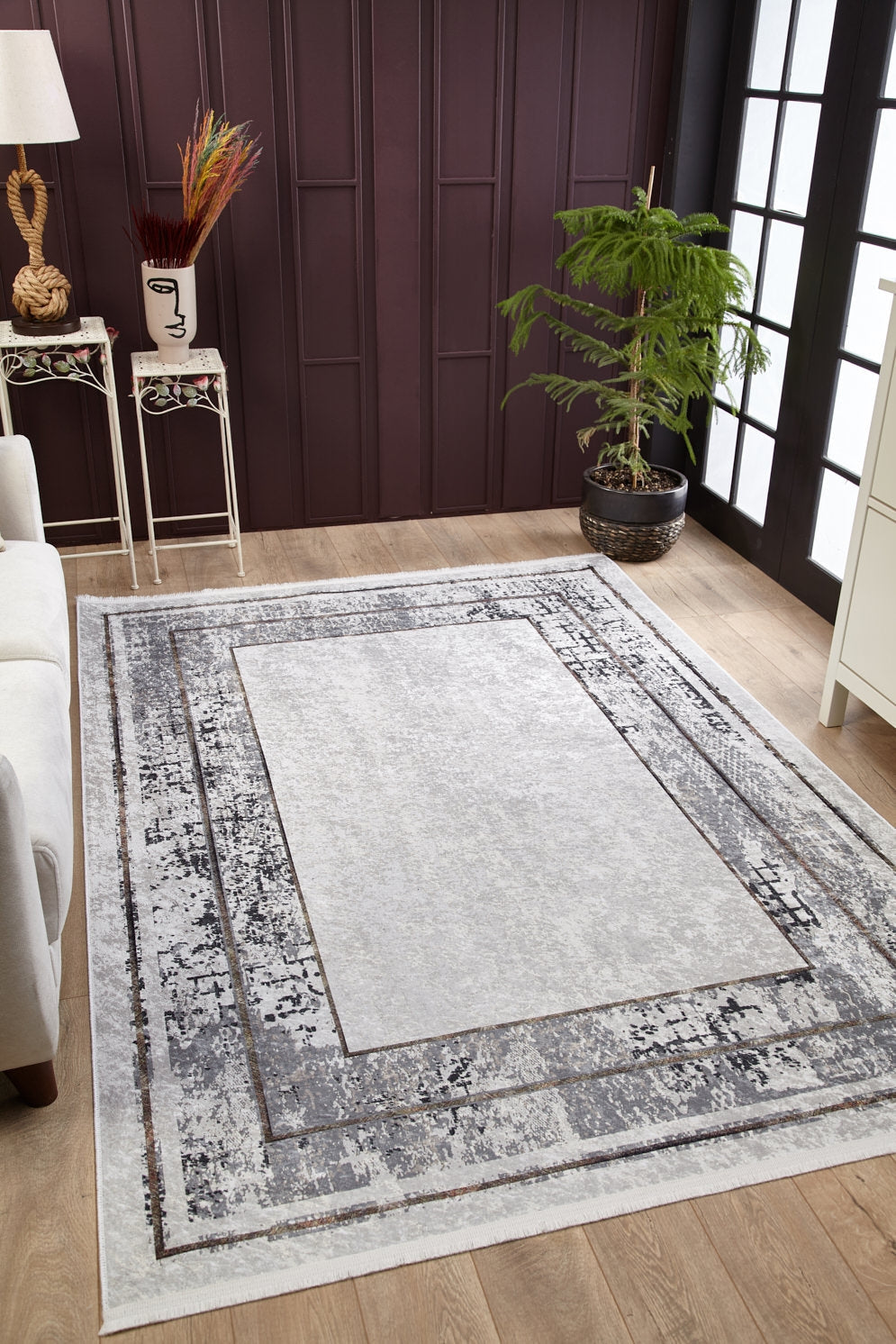 machine-washable-area-rug-Bordered-Modern-Collection-Gray-Anthracite-JR1808