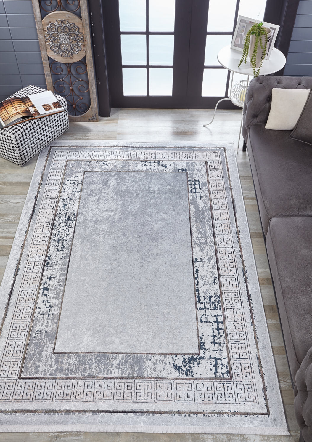 machine-washable-area-rug-Bordered-Modern-Collection-Gray-Anthracite-JR1811