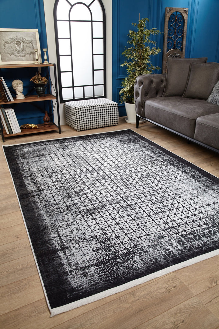 machine-washable-area-rug-Plaid-Modern-Collection-Gray-Anthracite-JR1870