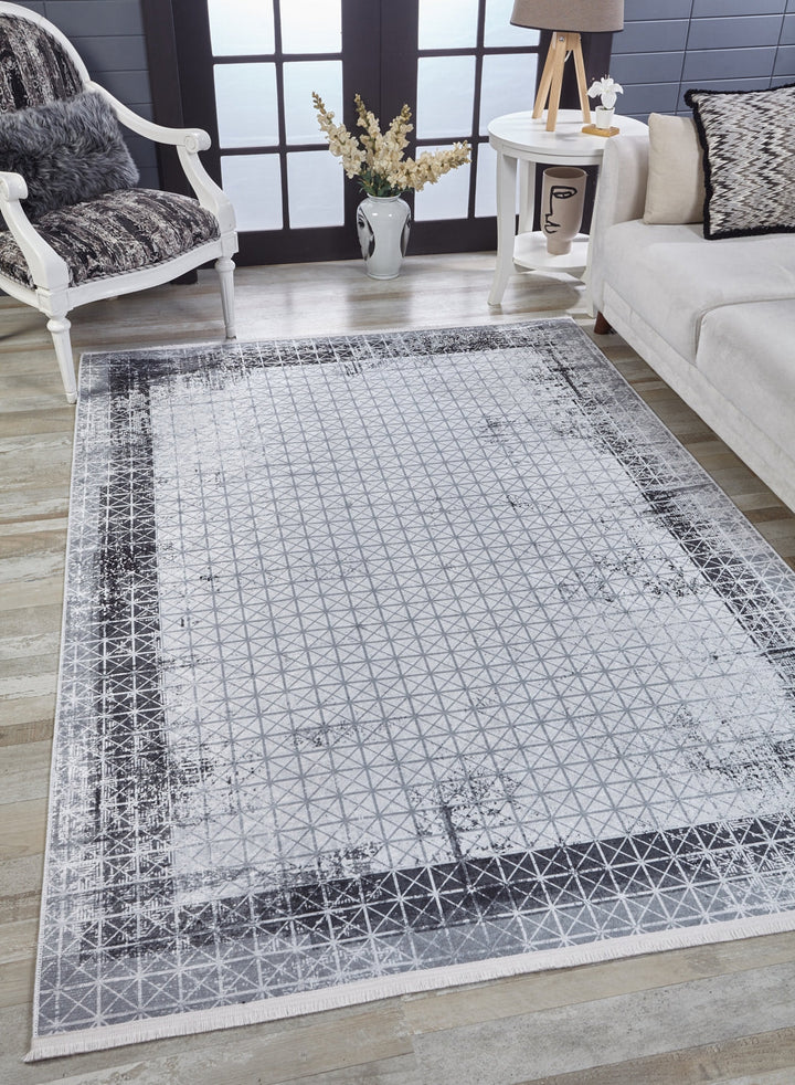 machine-washable-area-rug-Plaid-Modern-Collection-Gray-Anthracite-JR1872