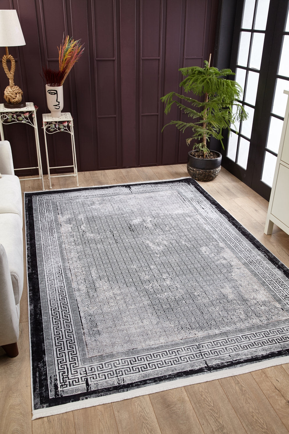 machine-washable-area-rug-Bordered-Modern-Collection-Gray-Anthracite-JR1982