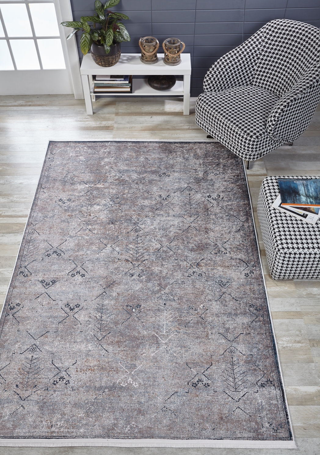 machine-washable-area-rug-Trellis-Lattice-Modern-Collection-Gray-Anthracite-JR1608