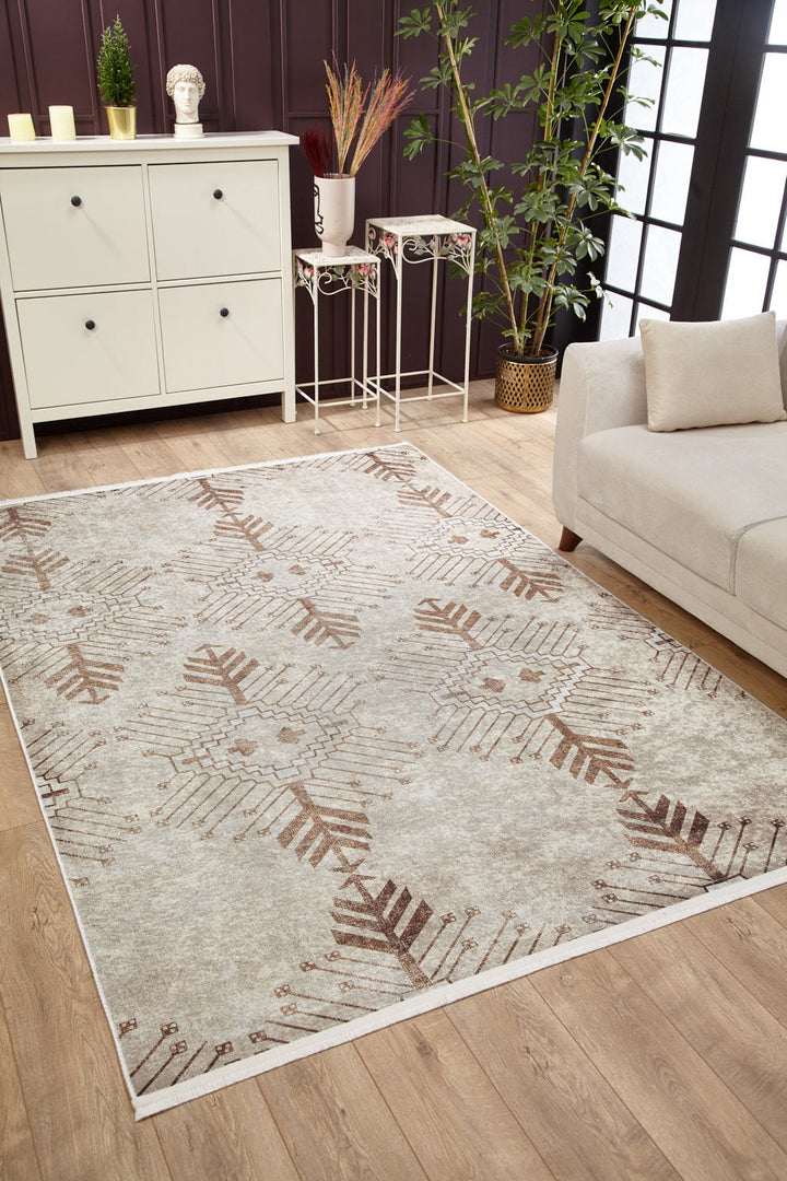 machine-washable-area-rug-Bohemian-Collection-Cream-Beige-JR1626