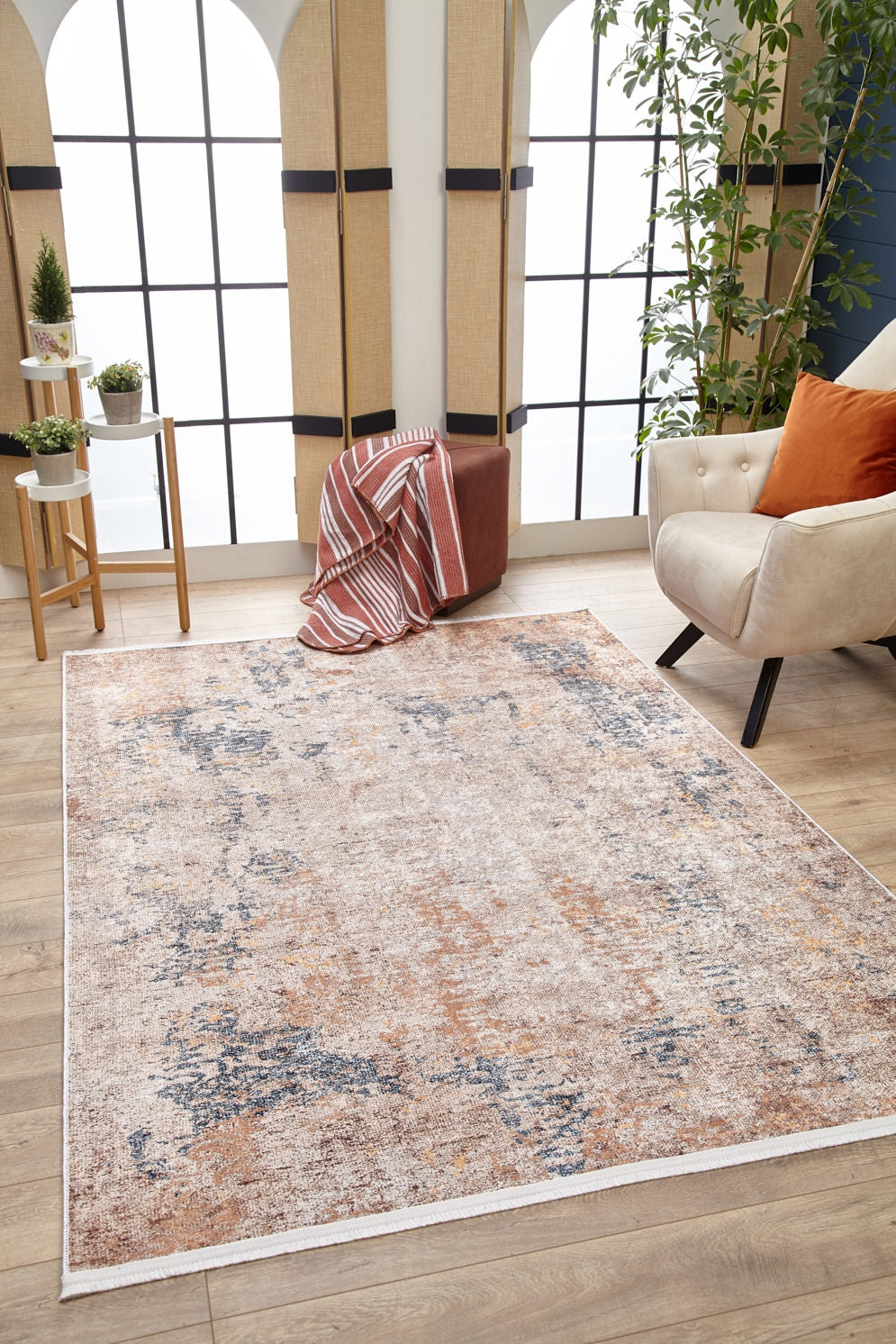 machine-washable-area-rug-Abstract-Modern-Collection-Cream-Beige-JR1637