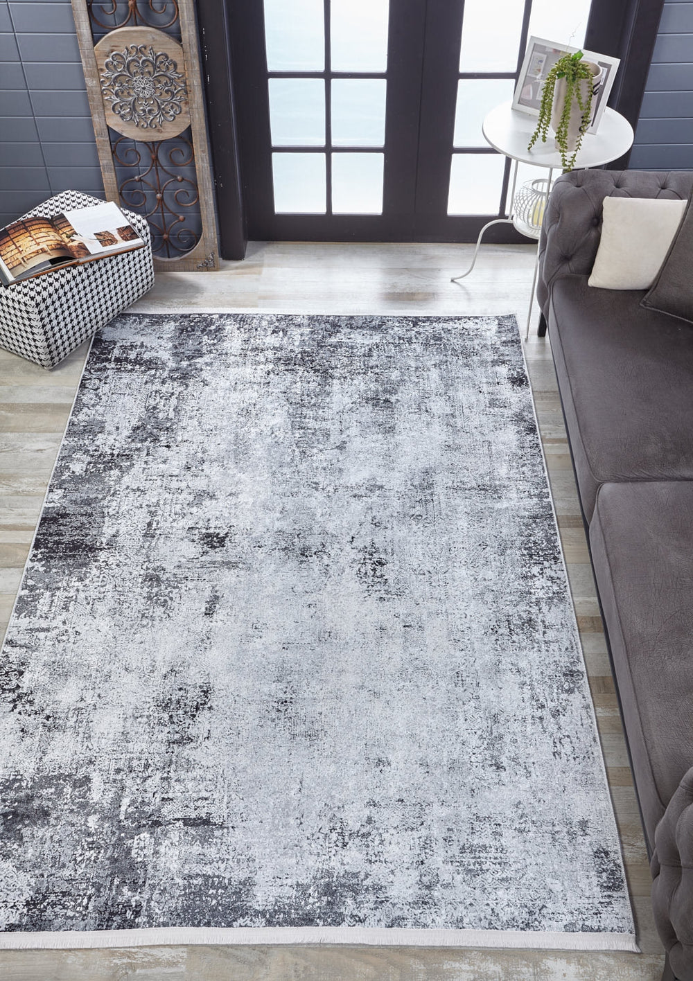 machine-washable-area-rug-Abstract-Modern-Collection-Gray-Anthracite-JR1824