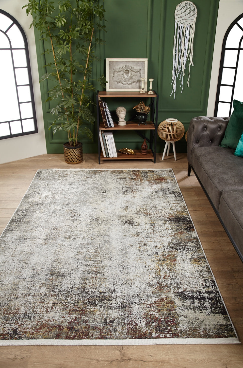 machine-washable-area-rug-Abstract-Modern-Collection-Gray-Anthracite-JR1825