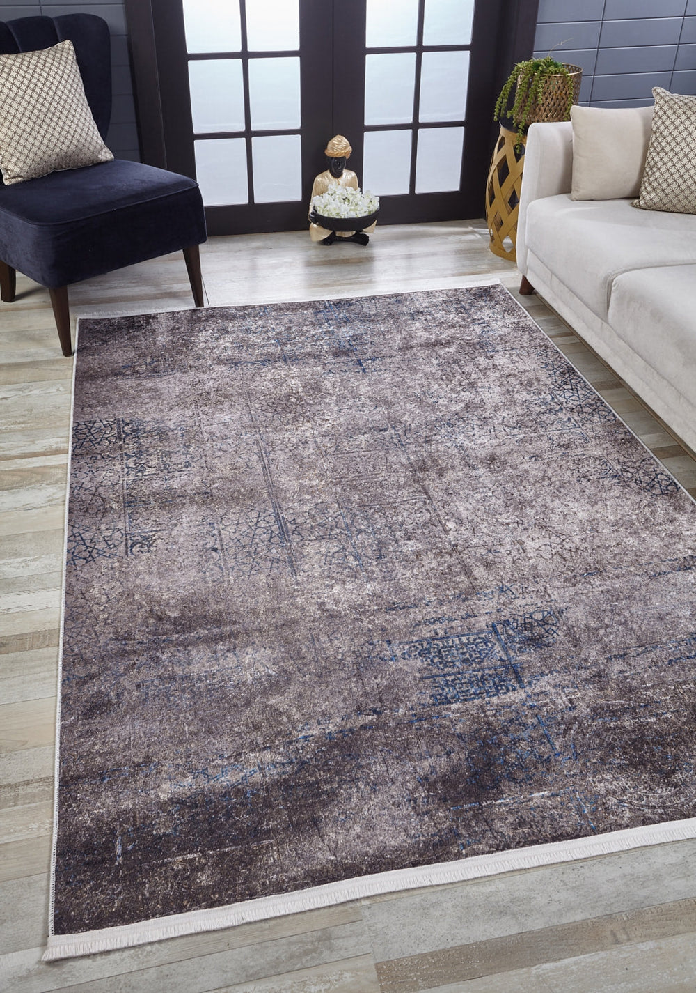 machine-washable-area-rug-Damask-Modern-Collection-Bronze-Brown-JR1901