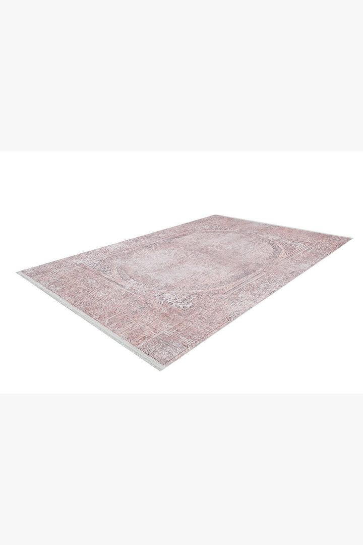 machine-washable-area-rug-Medallion-Collection-Pink-JR1924