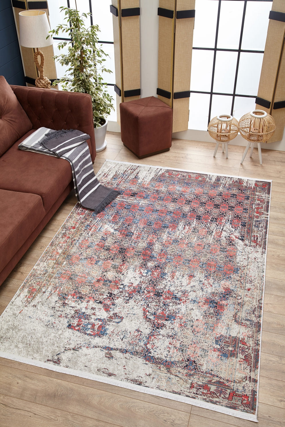 machine-washable-area-rug-Erased-Modern-Collection-Red-JR1935