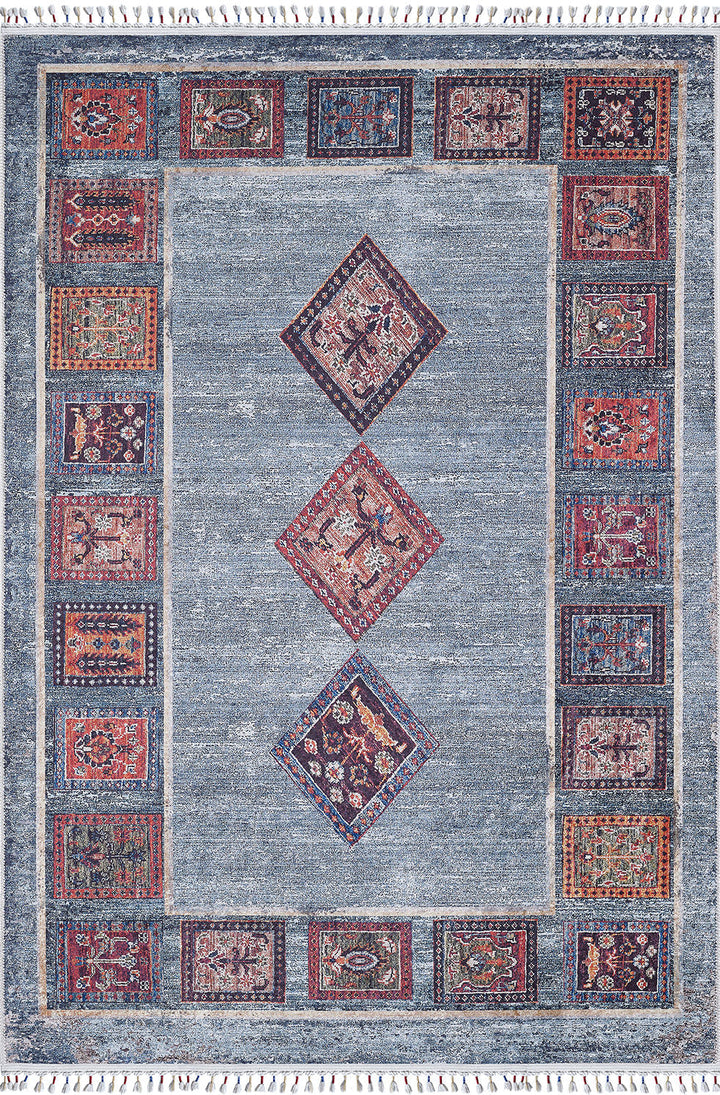 machine-washable-area-rug-Braided-Tassel-Collection-Blue-JR5012