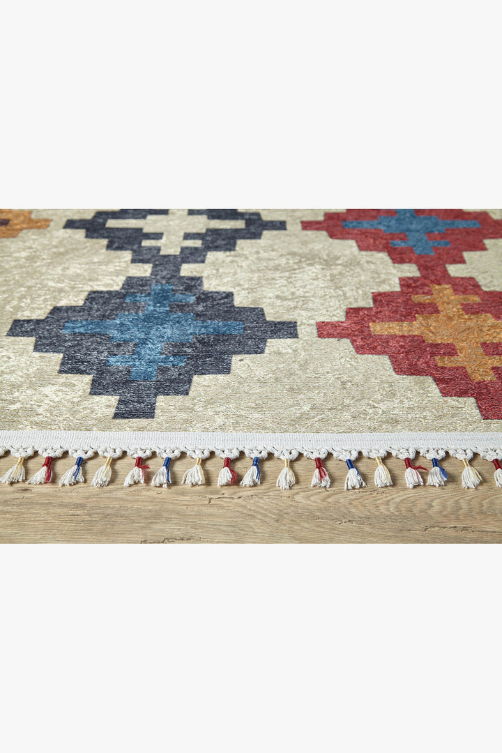 machine-washable-area-rug-Braided-Tassel-Collection-Multicolor-Cream-Beige-JR5033