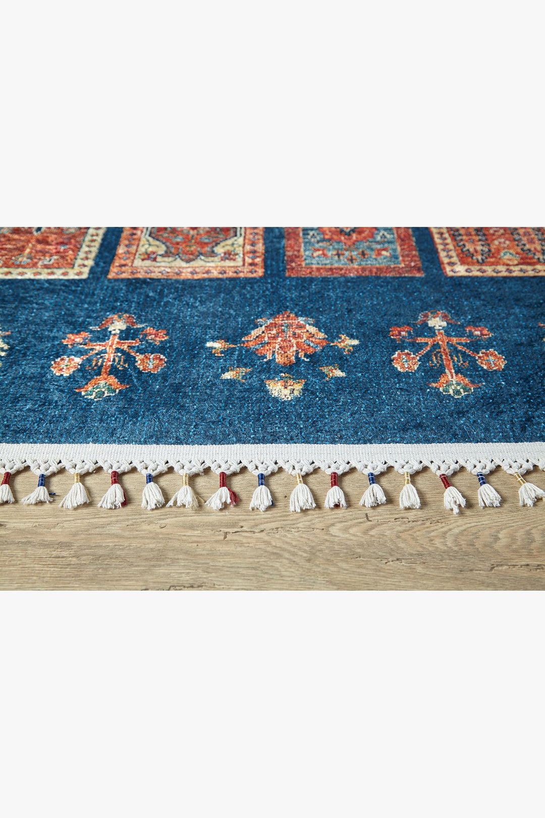 machine-washable-area-rug-Braided-Tassel-Collection-Red-Blue-JR5064