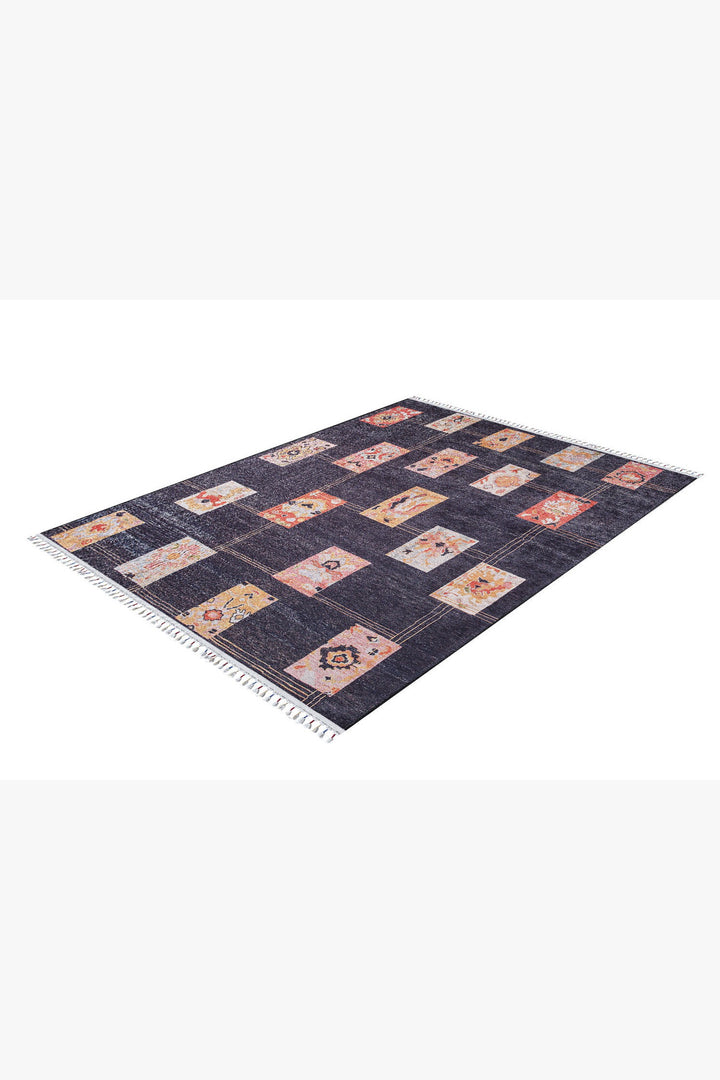 machine-washable-area-rug-Braided-Tassel-Collection-Black-JR5070