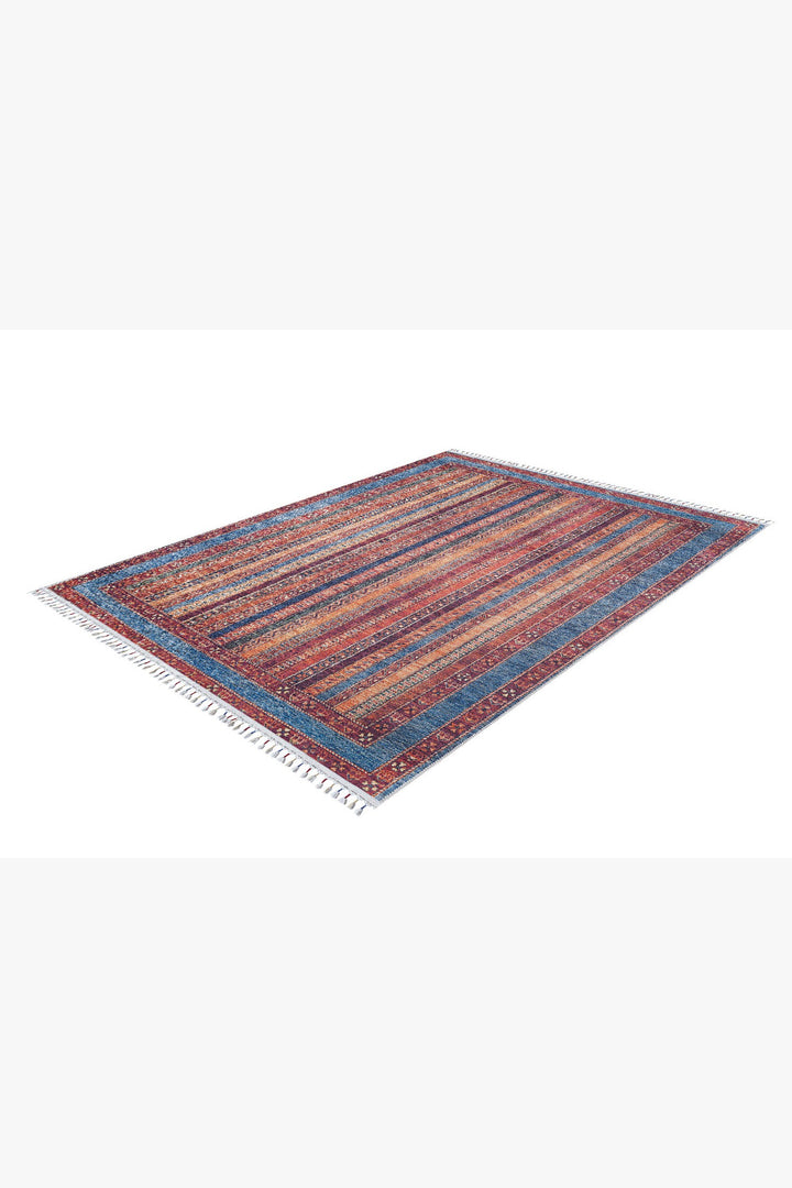 machine-washable-area-rug-Braided-Tassel-Collection-Red-Multicolor-JR5079