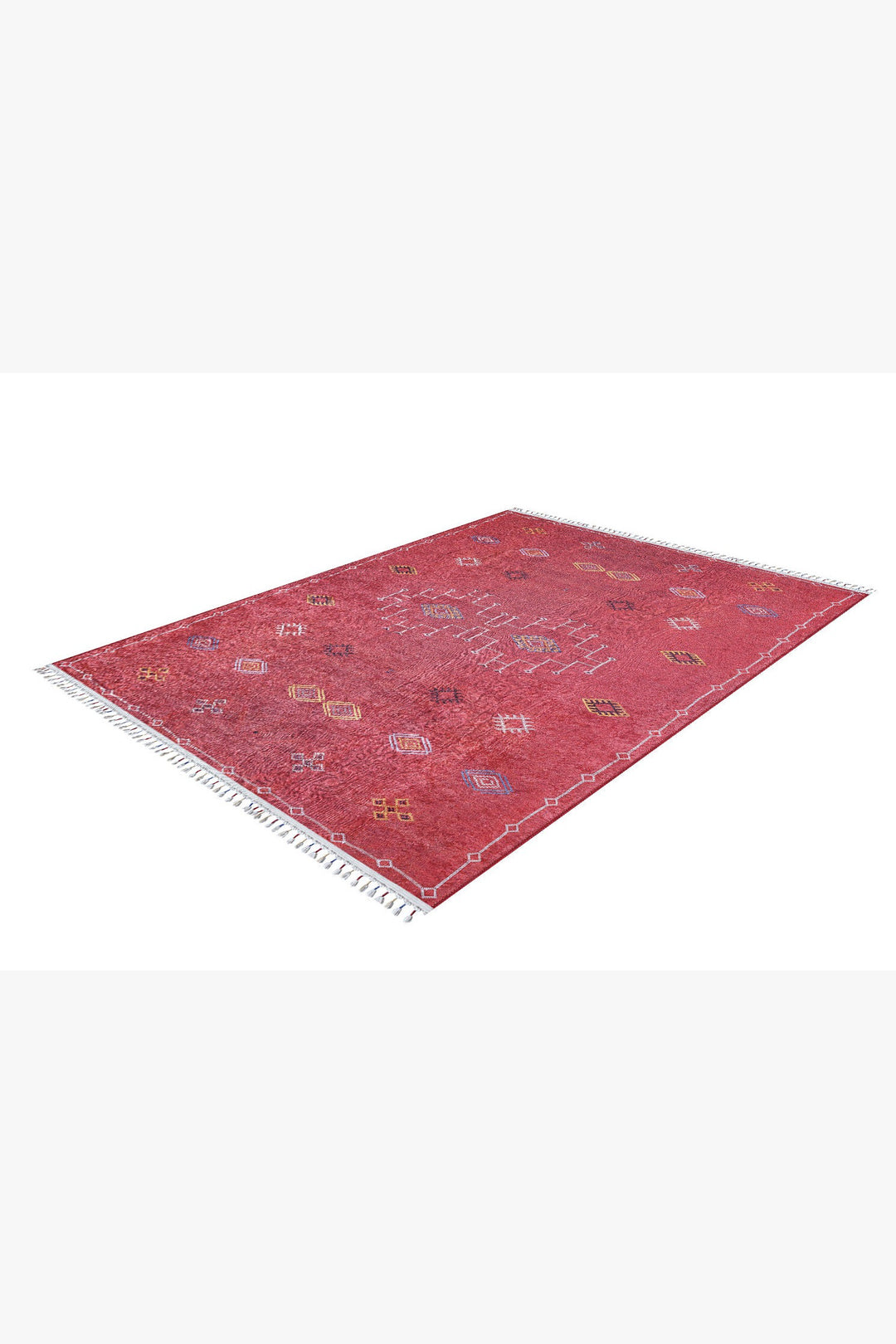 machine-washable-area-rug-Braided-Tassel-Collection-Red-JR5080