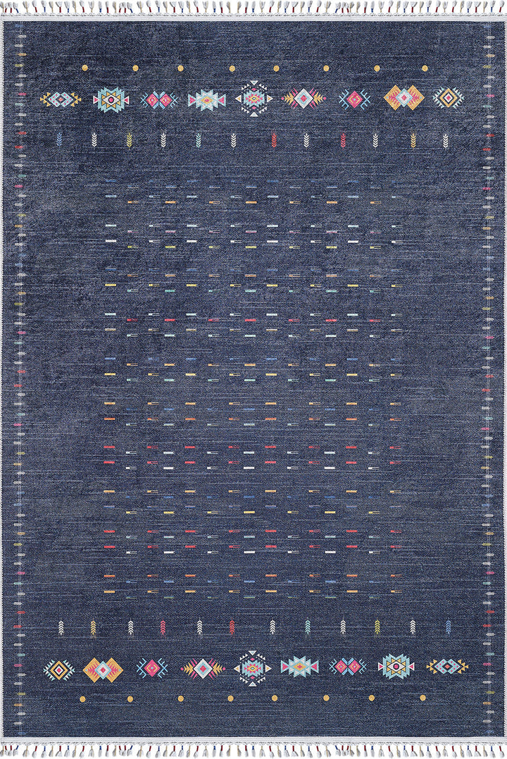 machine-washable-area-rug-Braided-Tassel-Collection-Blue-JR5101