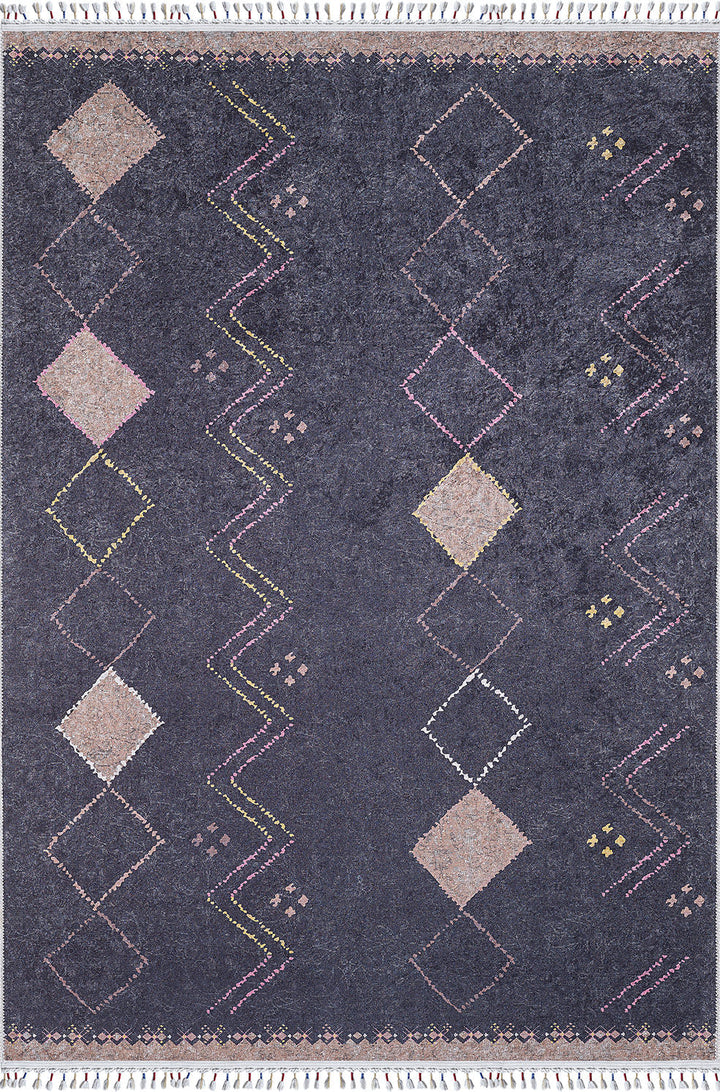 machine-washable-area-rug-Braided-Tassel-Collection-Gray-Anthracite-JR5106