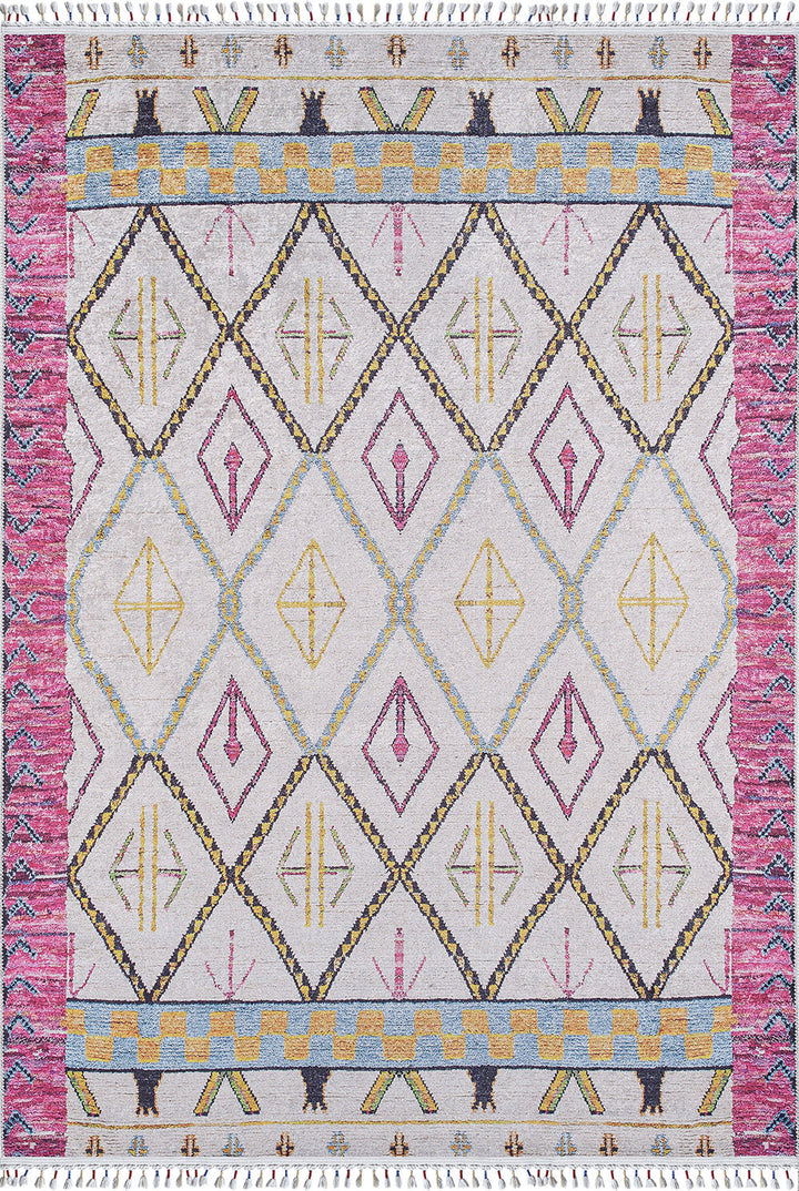 machine-washable-area-rug-Braided-Tassel-Collection-Pink-Cream-Beige-JRK2