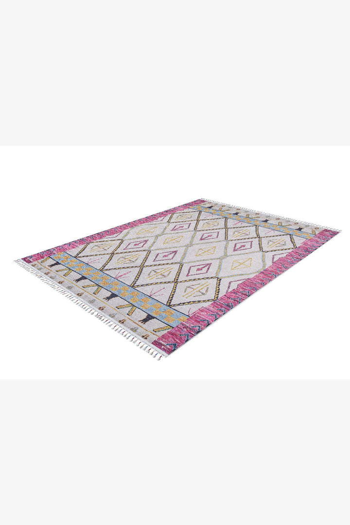 machine-washable-area-rug-Braided-Tassel-Collection-Pink-Cream-Beige-JRK2