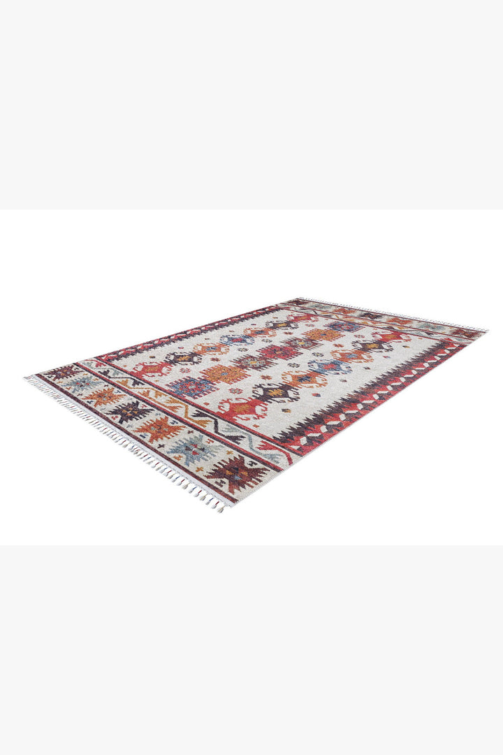 machine-washable-area-rug-Braided-Tassel-Collection-Red-JR5000