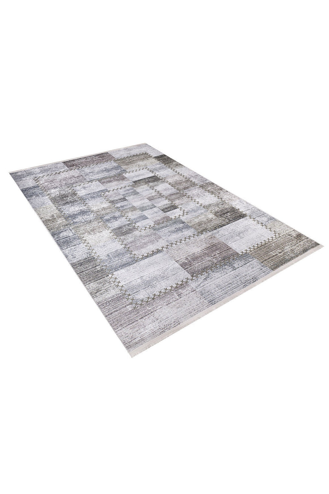 machine-washable-area-rug-Plaid-Modern-Collection-Cream-Beige-JR33