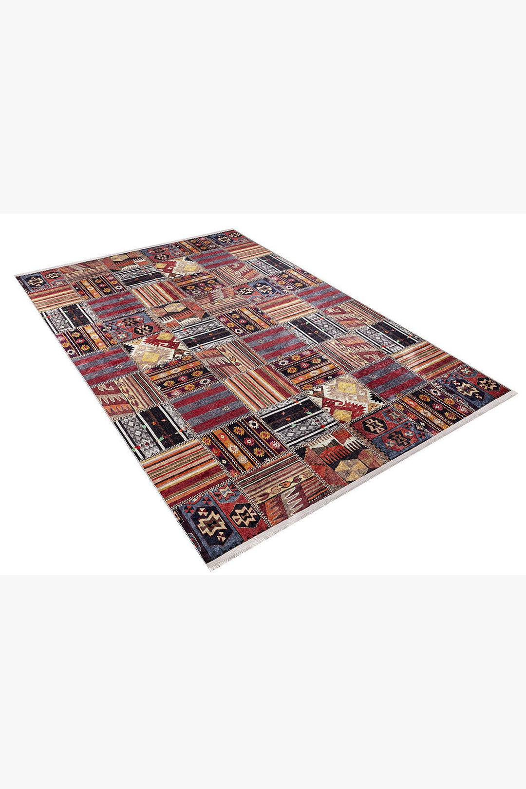 machine-washable-area-rug-Patchwork-Collection-Multicolor-JR108