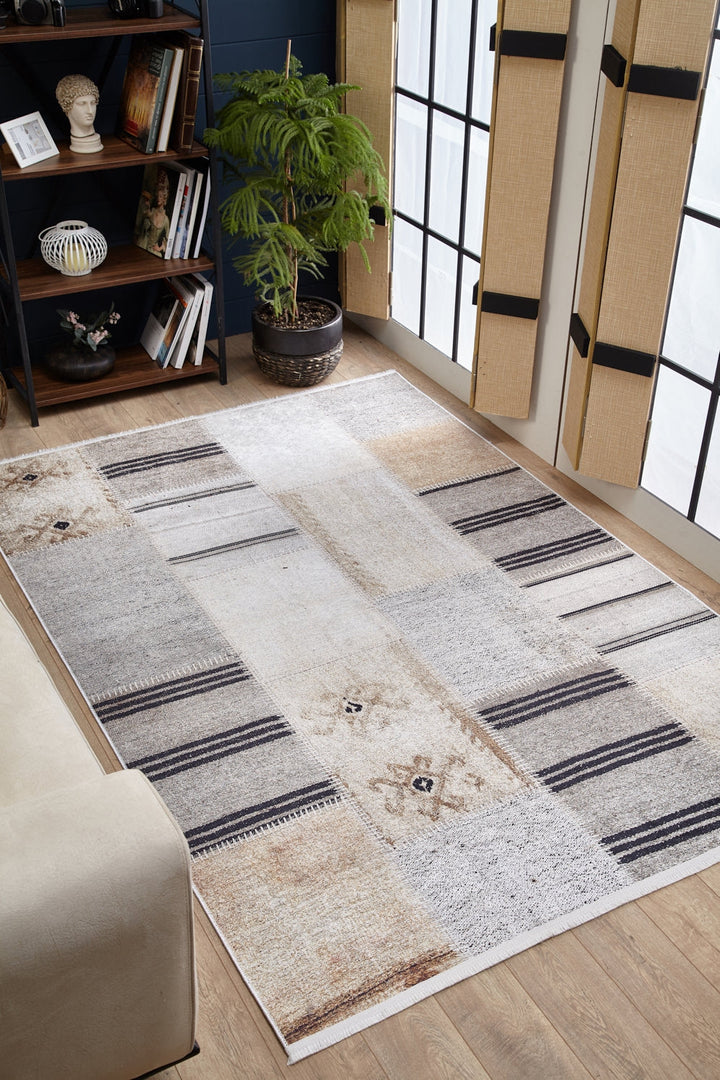 machine-washable-area-rug-Patchwork-Modern-Collection-Cream-Beige-JR1624