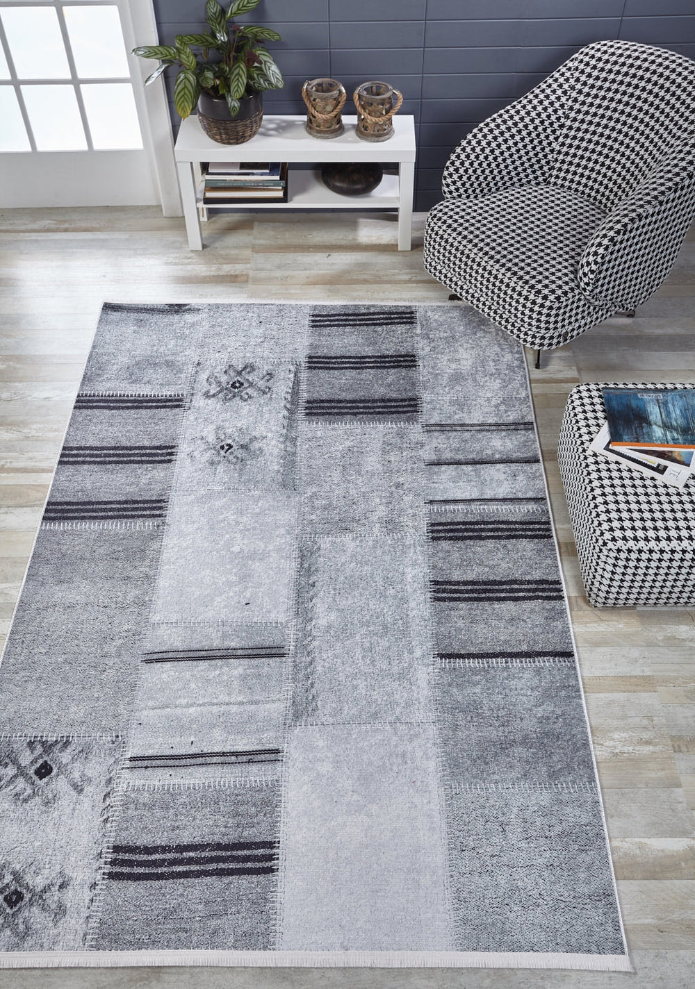 machine-washable-area-rug-Patchwork-Collection-Gray-Anthracite-JR1625