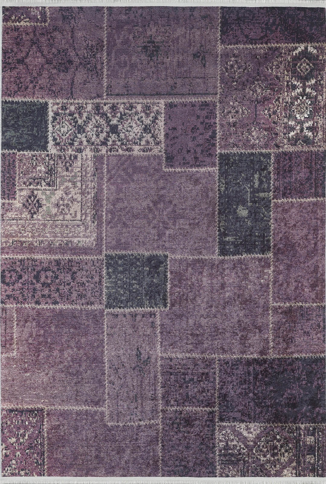 machine-washable-area-rug-Patchwork-Collection-Purple-JR1709