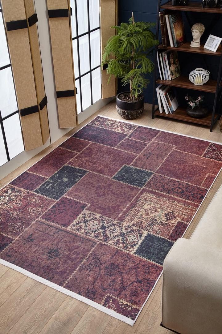 machine-washable-area-rug-Patchwork-Collection-Red-JR1712