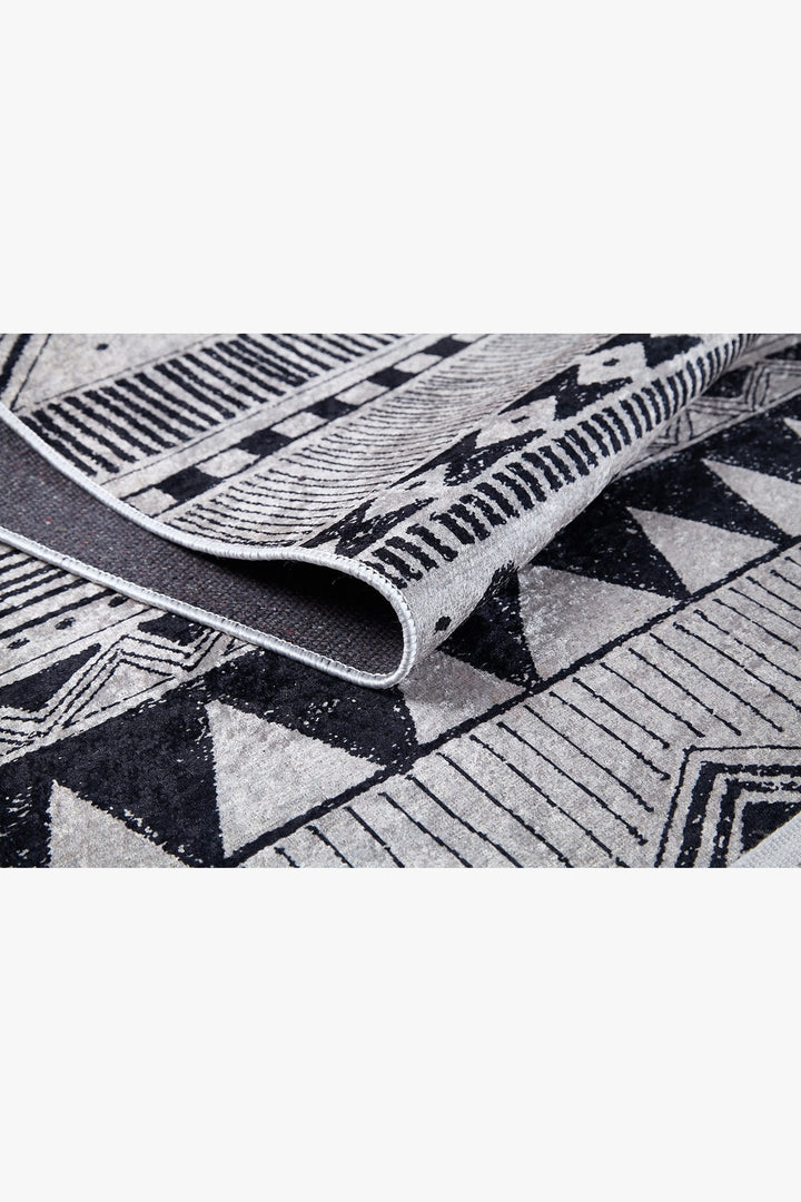 machine-washable-area-rug-Bohemian-Collection-Gray-Anthracite-JR1713