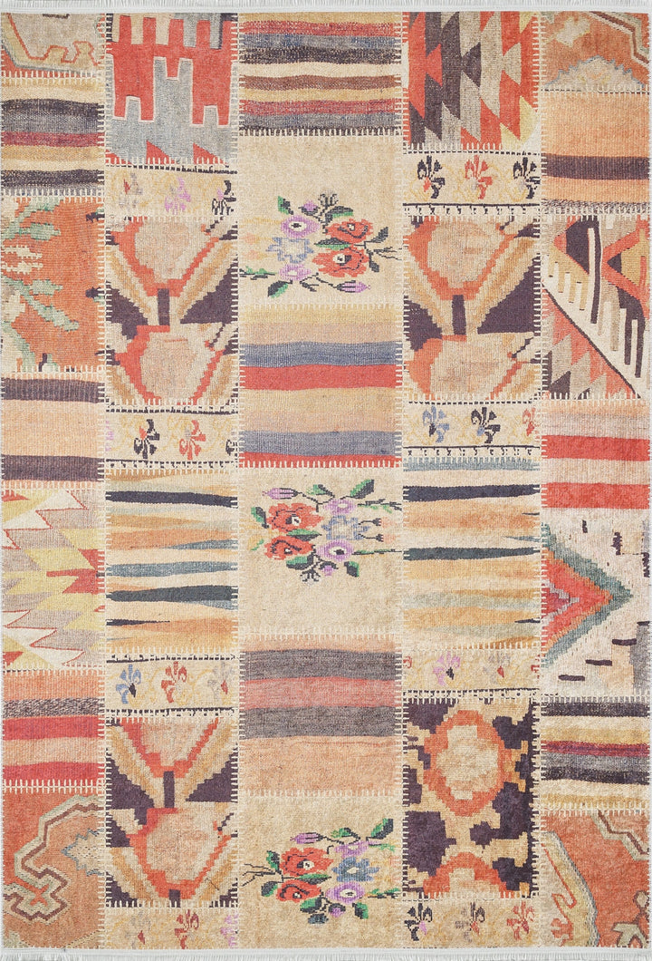 machine-washable-area-rug-Patchwork-Collection-Multicolor-JR1954